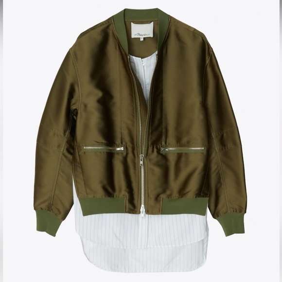 EUC 3.1 Phillip Lim Bomber Jacket. Women's Size: 2.